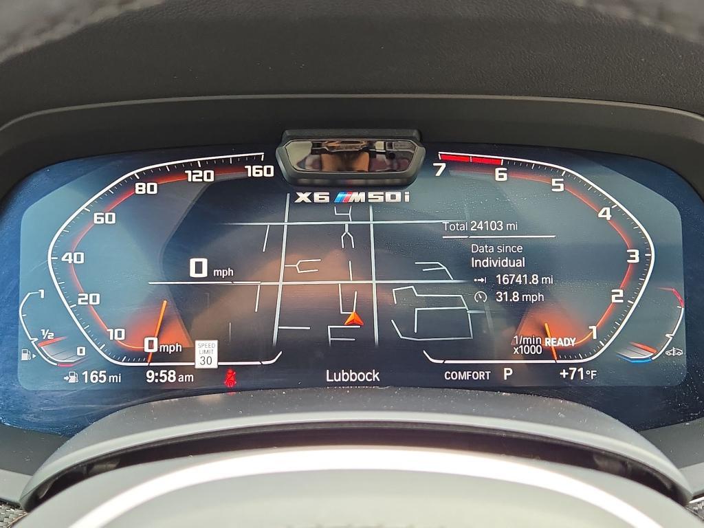 used 2021 BMW X6 car, priced at $57,881
