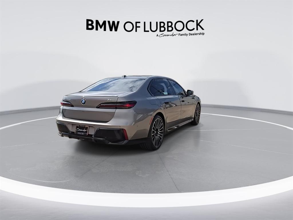 new 2025 BMW 740 car, priced at $111,700