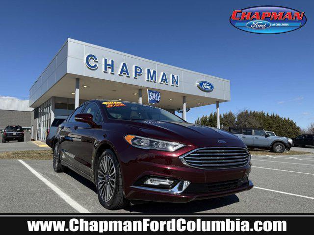 used 2017 Ford Fusion car, priced at $18,987