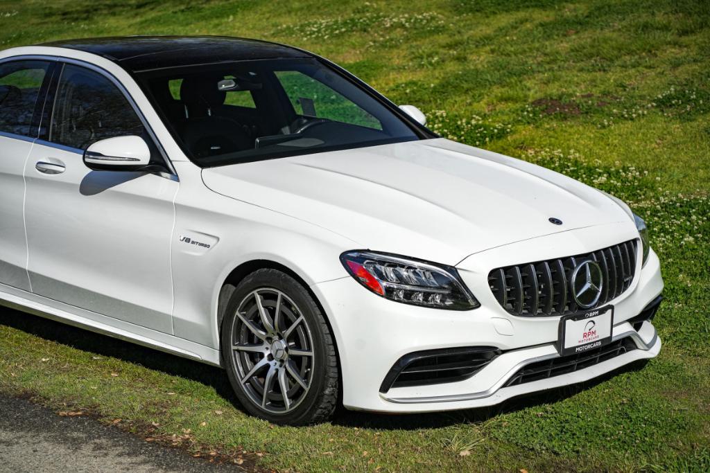 used 2020 Mercedes-Benz AMG C 63 car, priced at $47,980