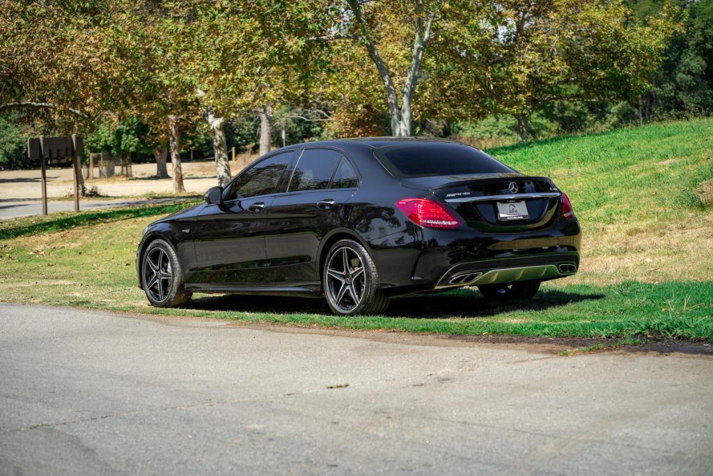 used 2018 Mercedes-Benz AMG C 43 car, priced at $18,980