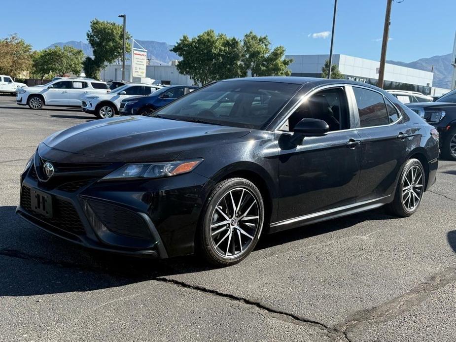 used 2021 Toyota Camry car, priced at $21,497