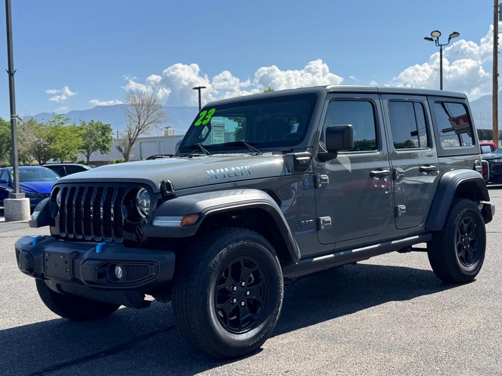 used 2023 Jeep Wrangler 4xe car, priced at $37,212