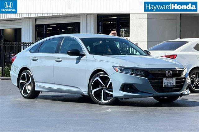 used 2021 Honda Accord car, priced at $27,591