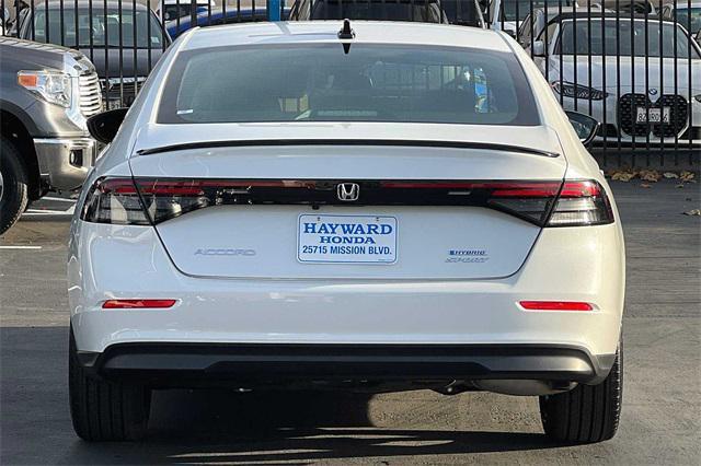 new 2024 Honda Accord Hybrid car, priced at $34,445