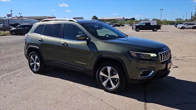 used 2021 Jeep Cherokee car, priced at $24,329