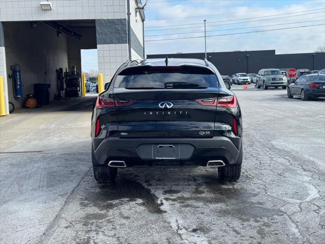 new 2025 INFINITI QX55 car, priced at $51,085