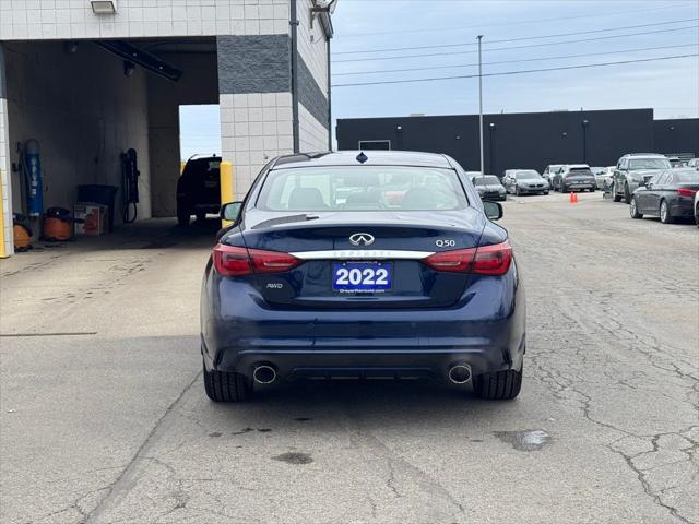 used 2022 INFINITI Q50 car, priced at $32,999