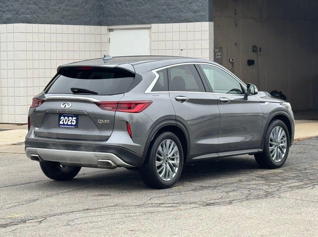 used 2025 INFINITI QX50 car, priced at $34,999