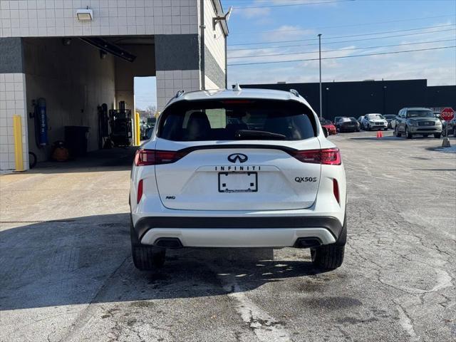 new 2025 INFINITI QX50 car, priced at $54,170