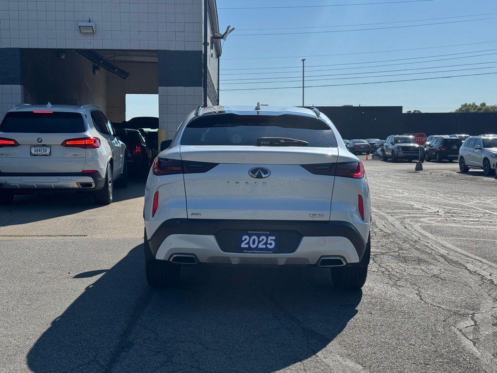 used 2025 INFINITI QX55 car, priced at $44,800