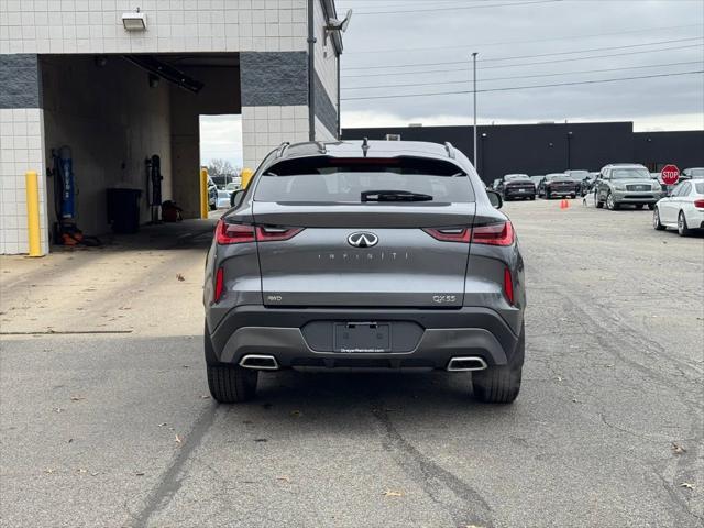 new 2025 INFINITI QX55 car, priced at $56,180