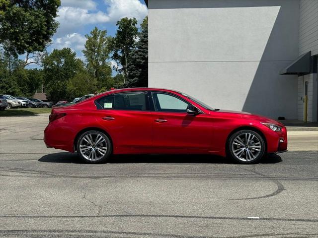 new 2024 INFINITI Q50 car, priced at $53,865