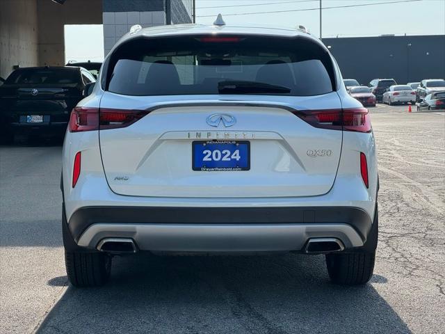 used 2024 INFINITI QX50 car, priced at $37,999