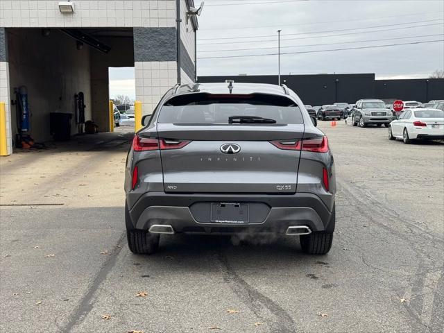 new 2025 INFINITI QX55 car, priced at $56,180