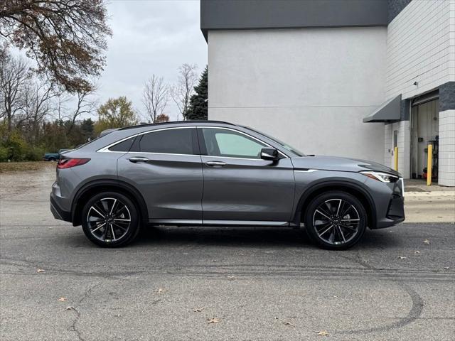 new 2025 INFINITI QX55 car, priced at $56,180