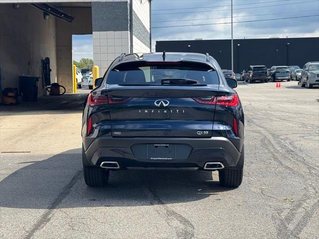 new 2025 INFINITI QX55 car, priced at $52,085