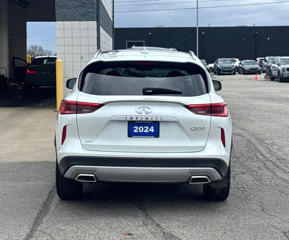used 2024 INFINITI QX50 car, priced at $43,499
