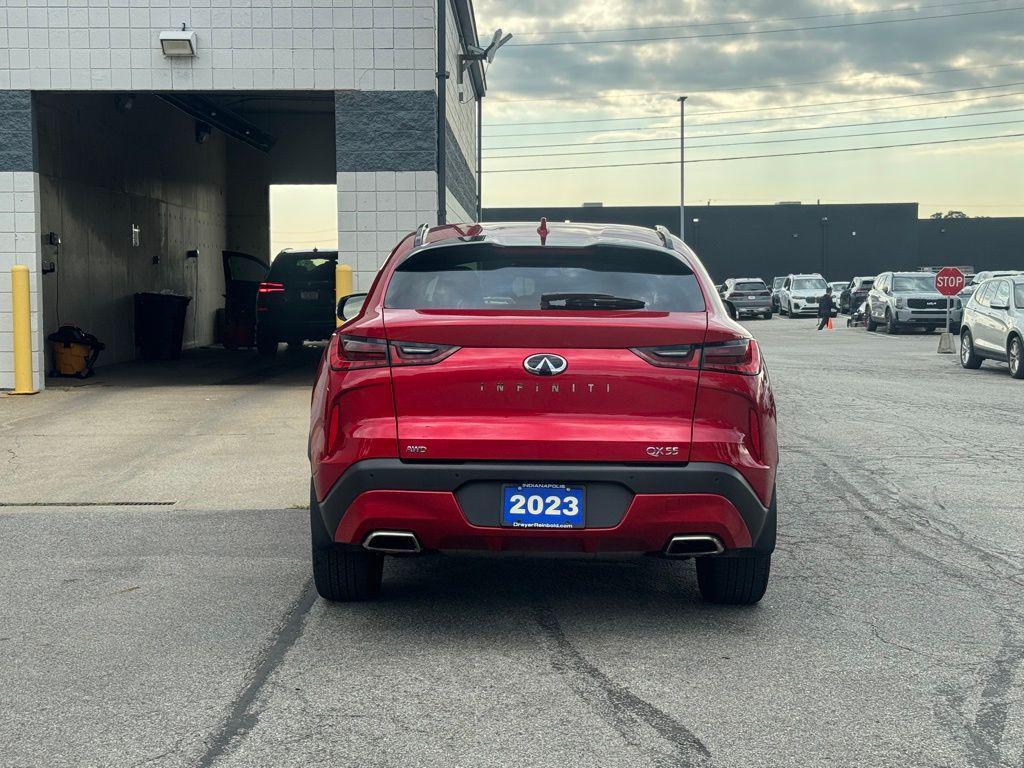 used 2023 INFINITI QX55 car, priced at $38,600