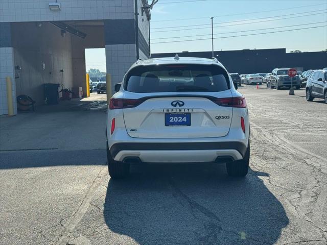 used 2024 INFINITI QX50 car, priced at $43,500