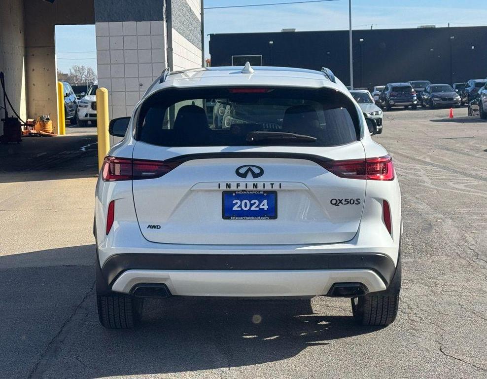 used 2024 INFINITI QX50 car, priced at $42,500