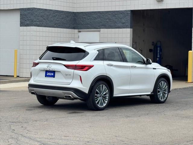 used 2024 INFINITI QX50 car, priced at $46,200