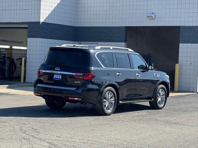 used 2022 INFINITI QX80 car, priced at $44,999