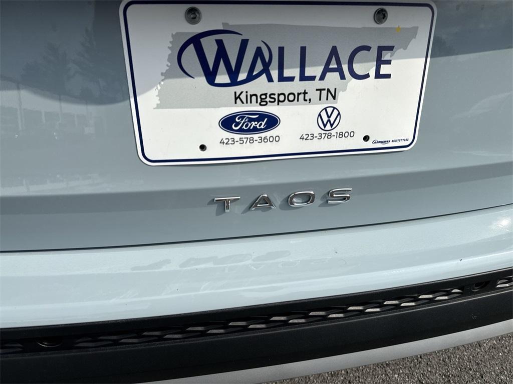new 2025 Volkswagen Taos car, priced at $33,417