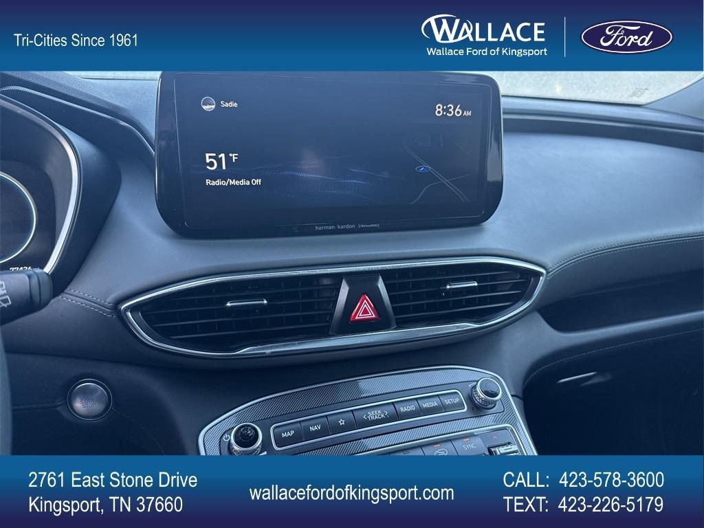 used 2022 Hyundai Santa Fe car, priced at $21,900