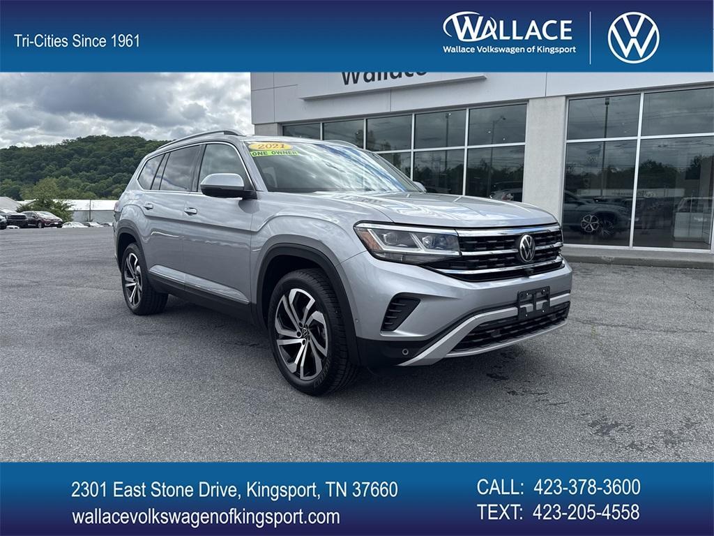 used 2021 Volkswagen Atlas car, priced at $27,900