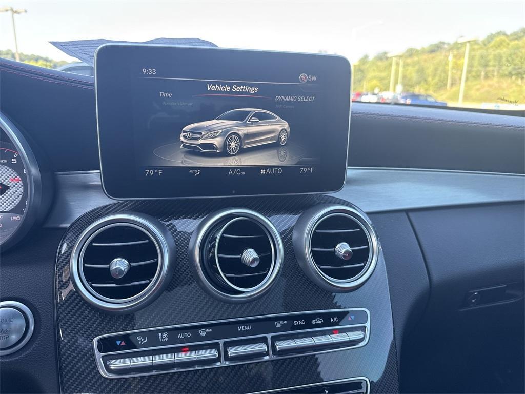 used 2017 Mercedes-Benz AMG C 63 car, priced at $43,900