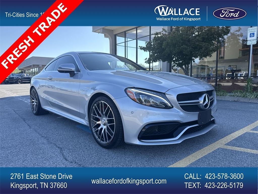 used 2017 Mercedes-Benz AMG C 63 car, priced at $43,900