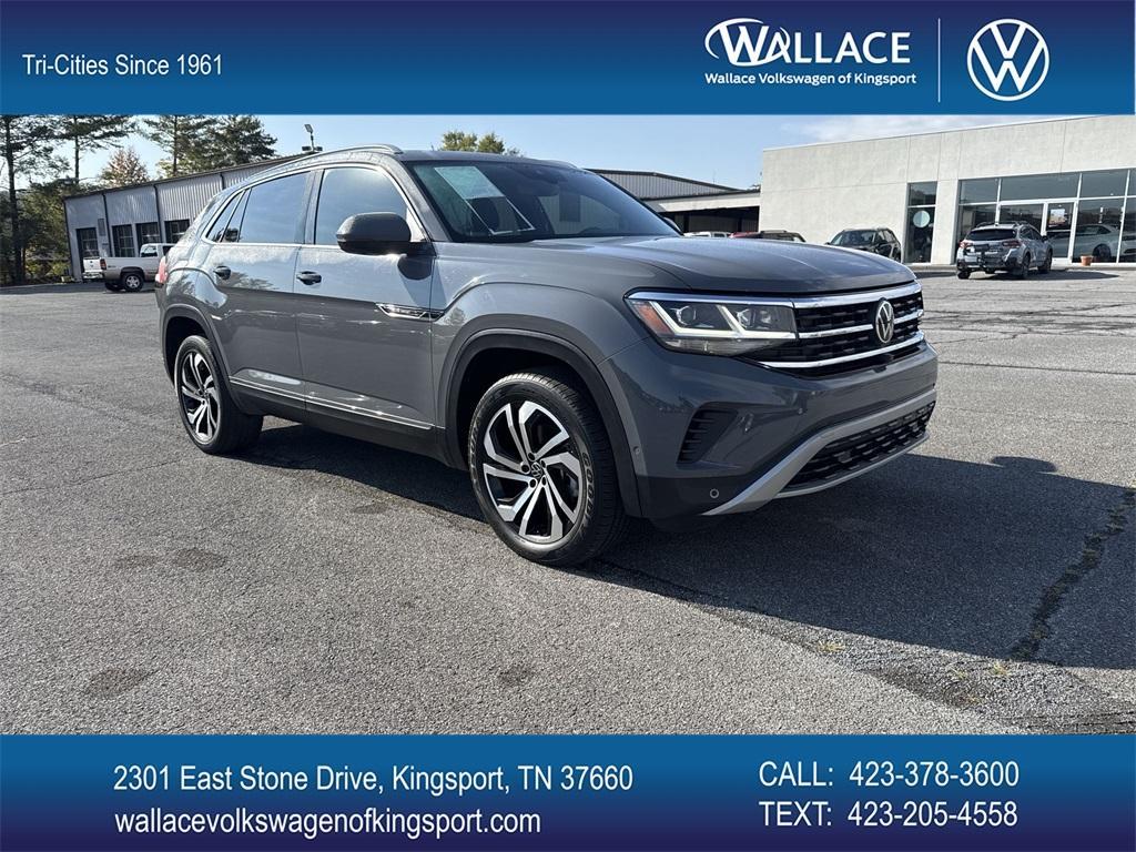 used 2021 Volkswagen Atlas Cross Sport car, priced at $27,500