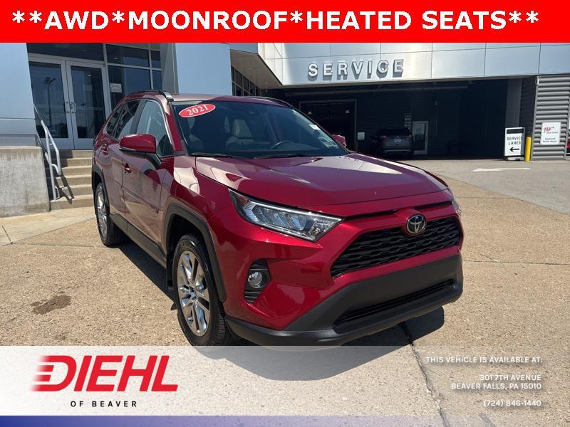 used 2021 Toyota RAV4 car, priced at $27,354