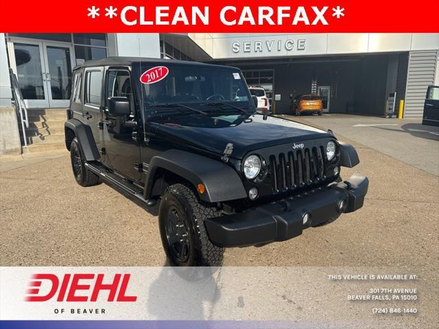 used 2017 Jeep Wrangler Unlimited car, priced at $23,336