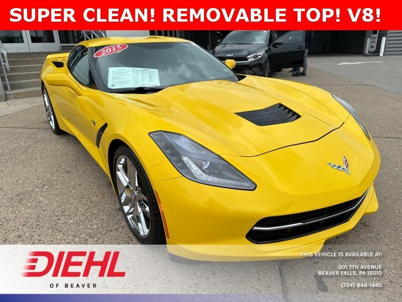 used 2015 Chevrolet Corvette car, priced at $46,950