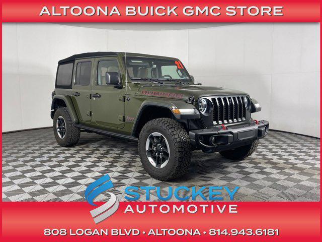 used 2021 Jeep Wrangler Unlimited car, priced at $39,497