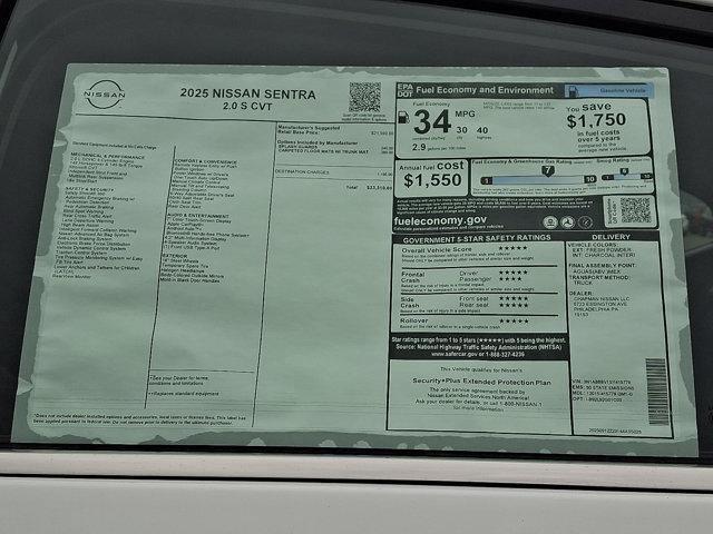 new 2025 Nissan Sentra car