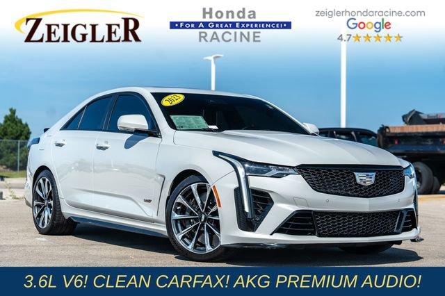 used 2023 Cadillac CT4-V car, priced at $52,294
