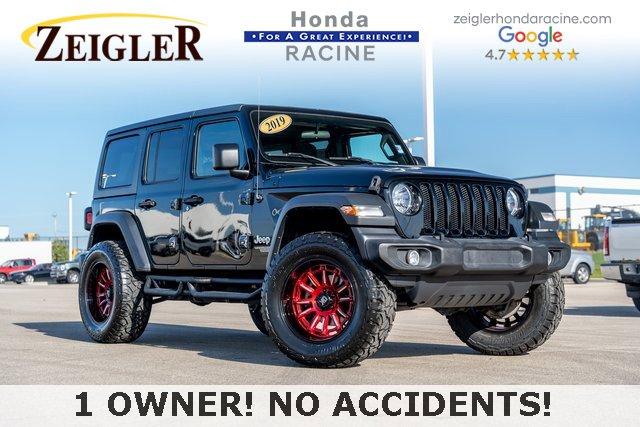 used 2019 Jeep Wrangler Unlimited car, priced at $28,994
