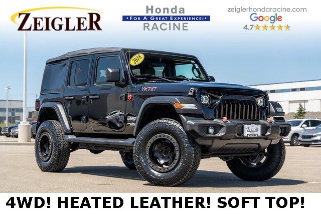 used 2018 Jeep Wrangler Unlimited car, priced at $26,974