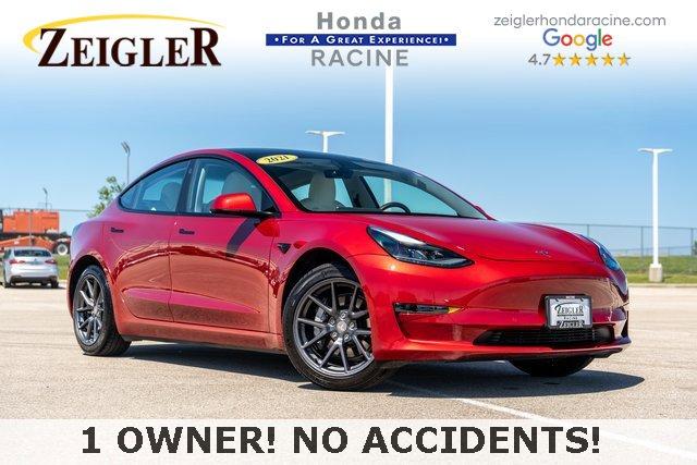 used 2021 Tesla Model 3 car, priced at $27,796