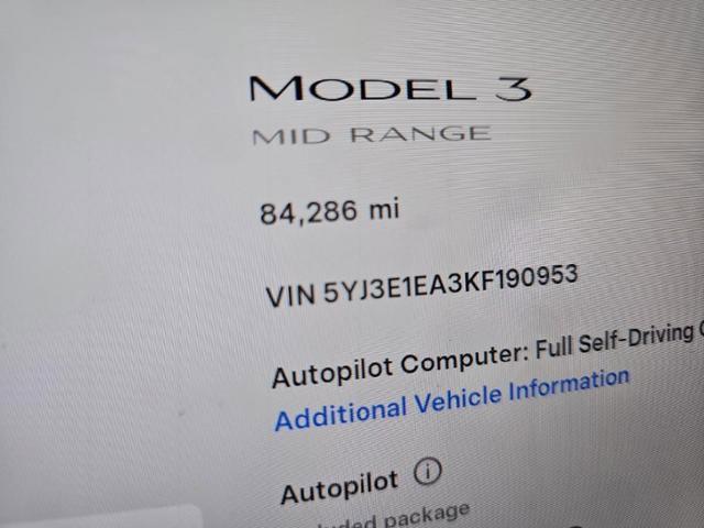 used 2019 Tesla Model 3 car, priced at $18,374