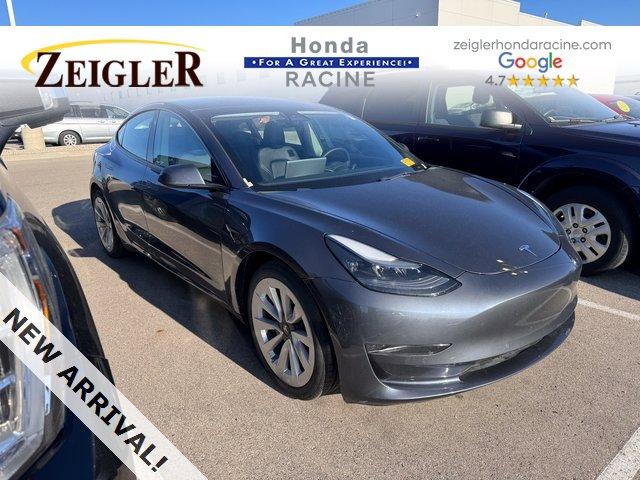 used 2022 Tesla Model 3 car, priced at $27,994