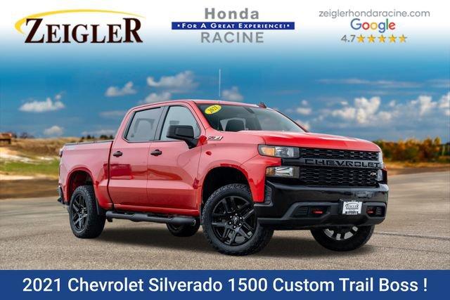 used 2021 Chevrolet Silverado 1500 car, priced at $34,194