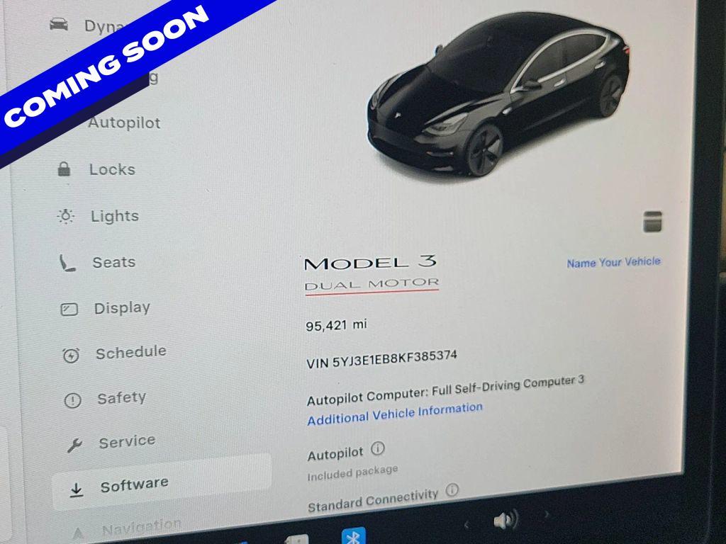 used 2019 Tesla Model 3 car, priced at $20,990