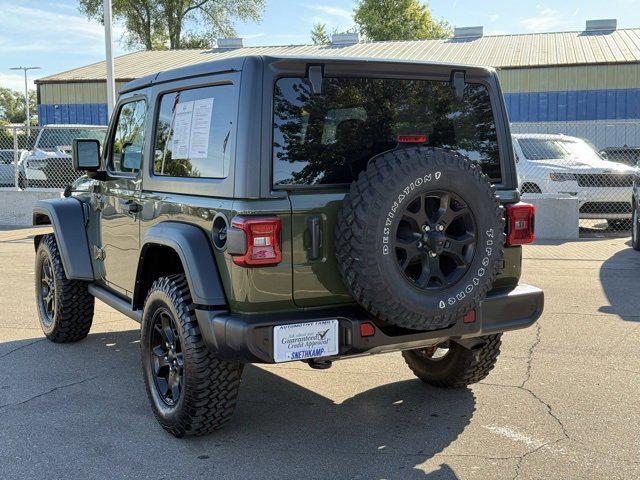 used 2021 Jeep Wrangler car, priced at $31,995
