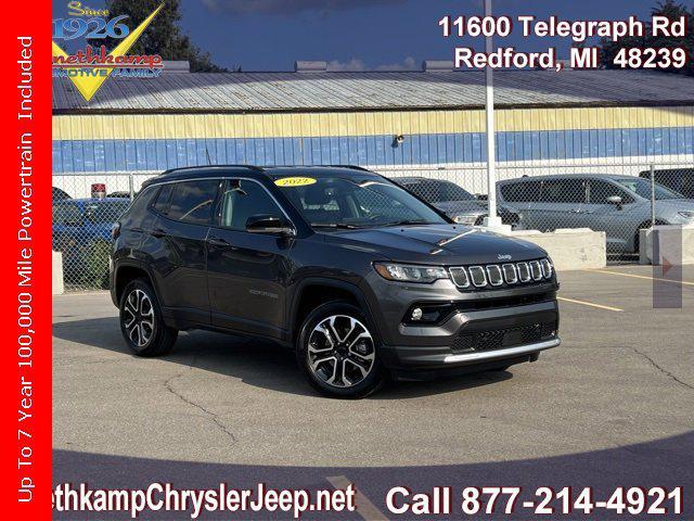 used 2022 Jeep Compass car, priced at $25,495