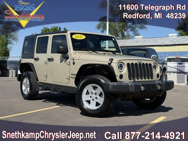 used 2017 Jeep Wrangler Unlimited car, priced at $17,995