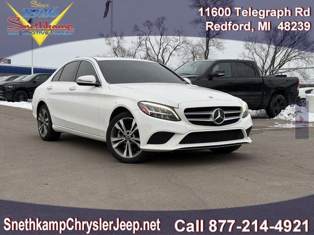 used 2021 Mercedes-Benz C-Class car, priced at $29,995